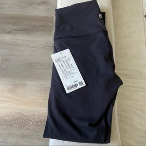 lululemon Wunder Train 25" HR Black NWT - Size 6